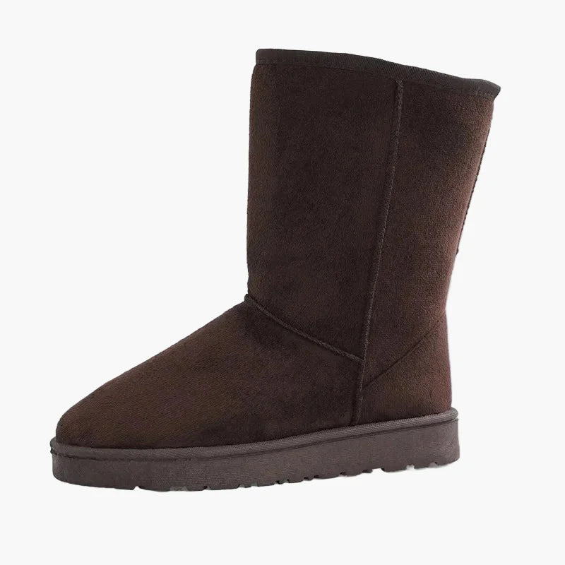 Bottes d'hiver décontractées pour femme - Style classique polyvalent pour temps froid