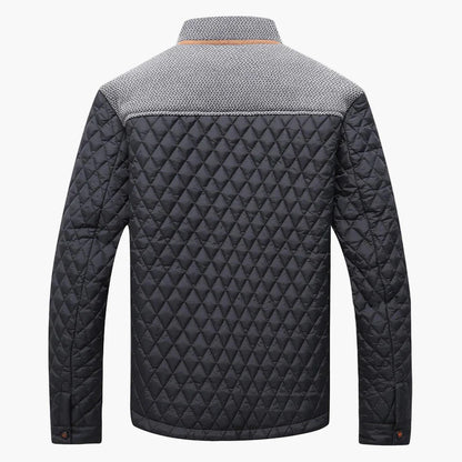 Veste matelassée homme style bomber casual pour l’automne et l’hiver