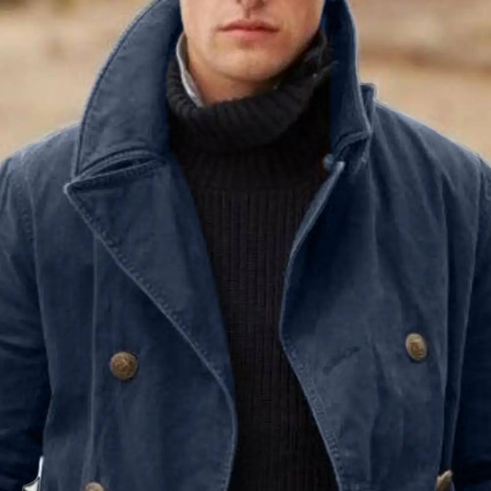 Shaun – Manteau Long Imperméable d'Hiver pour Hommes