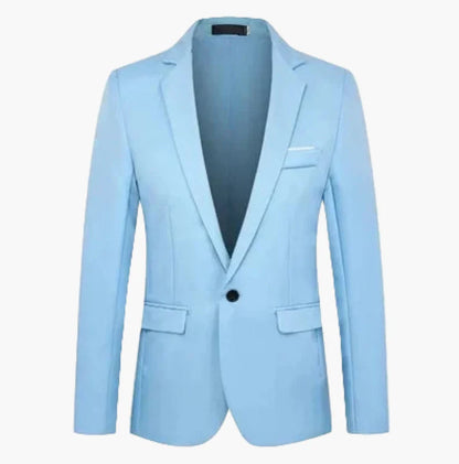 Veste de costume homme élégante coupe slim pour affaires et occasions formelles