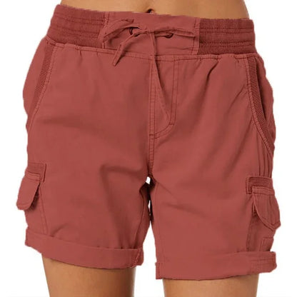 Kate – Shorts Cargo en Coton et Lin pour Femme