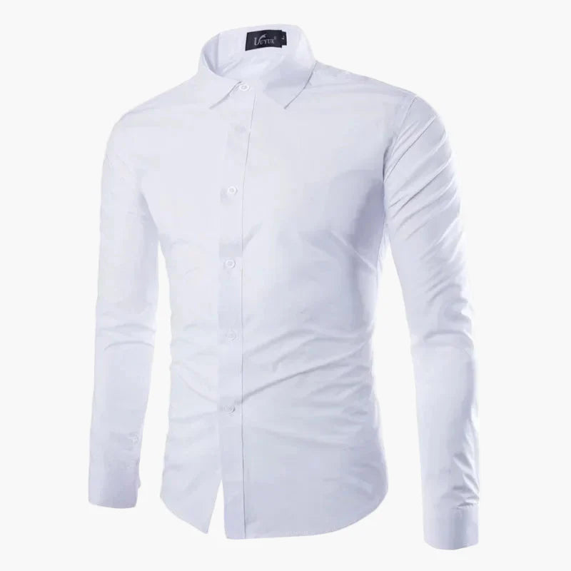 Chemise élégante habillée pour homme à manches longues style moderne