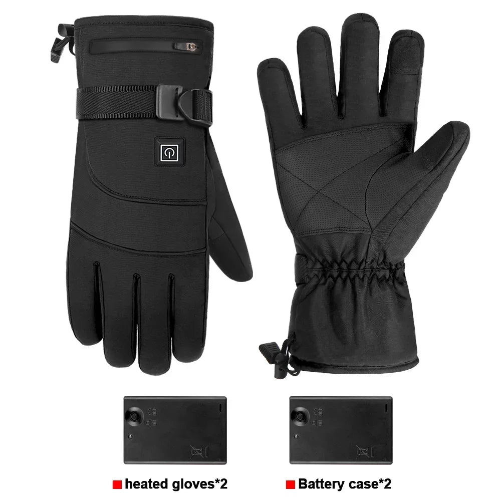 Diana – Gants Thermiques Chauffants Imperméables Unisex pour Sports d'Hiver