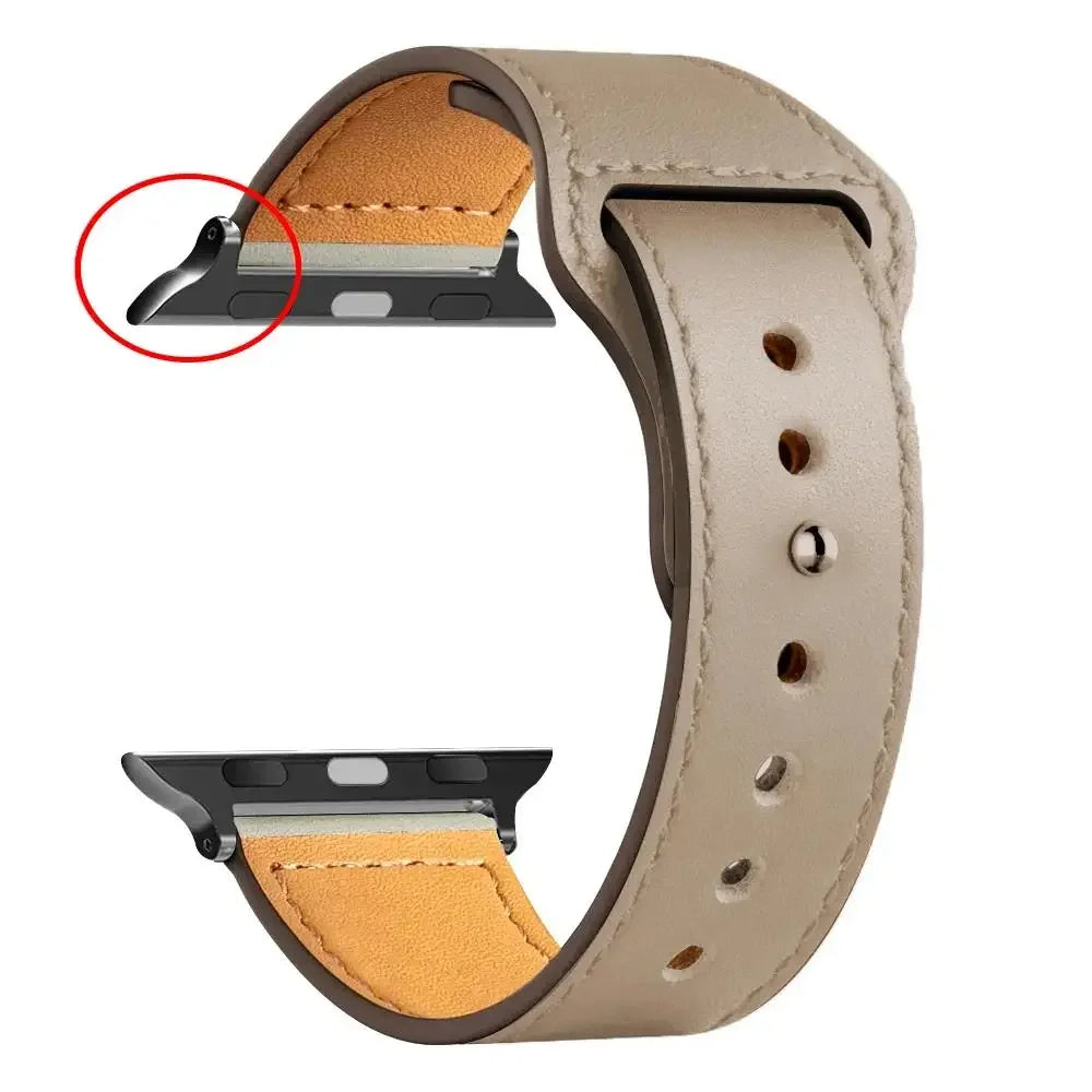 Tara – Bracelet Sport en Cuir pour Apple Watch