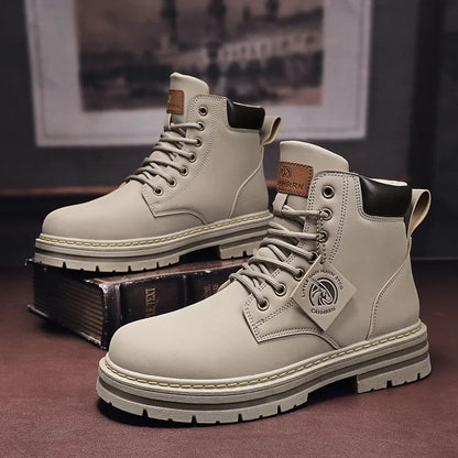 Bob – Bottes de Moto en Cuir pour Homme