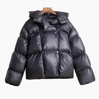 Doudoune courte oversize femme style urbain tendance hiver