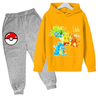 Esme – Ensemble Hoodie et Pantalon Pikachu pour Enfants pour Confort et Style