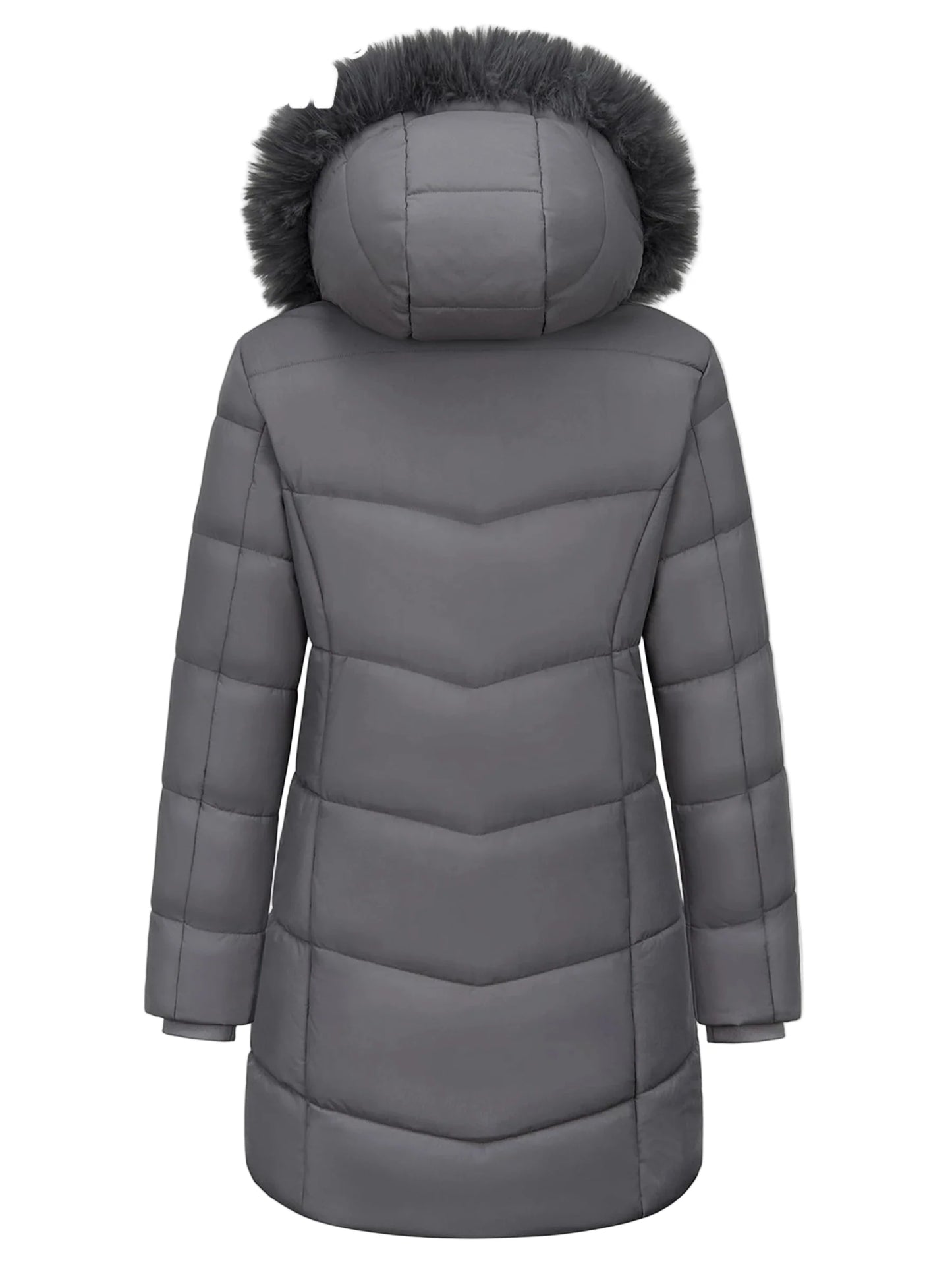 Manteau long doudoune à capuche pour femme, style urbain, usage quotidien et activités extérieures