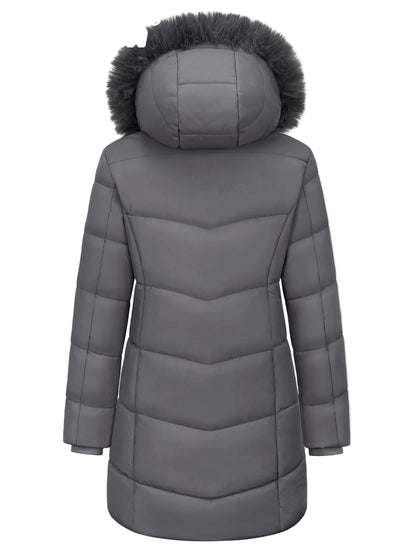 Manteau long doudoune à capuche pour femme, style urbain, usage quotidien et activités extérieures