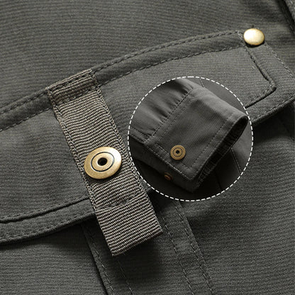 Veste Chemise Homme Style Western Printemps Shacket Décontracté à Boutons Pression pour Extérieur