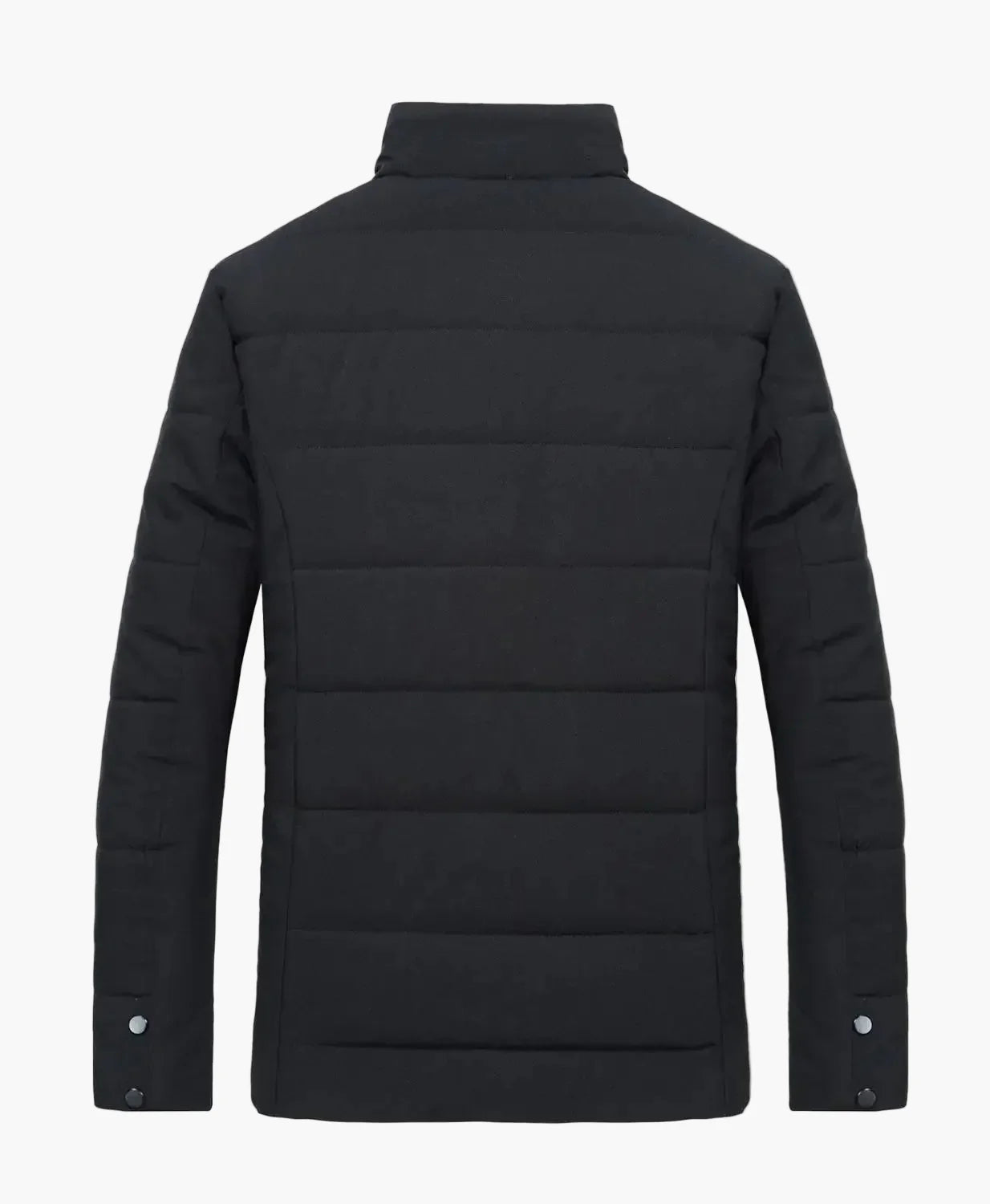 Veste matelassée homme style urbain avec col fourrure – Idéale pour l’hiver et la mi-saison