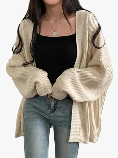 Cardigan ample décontracté pour femme, style quotidien tendance