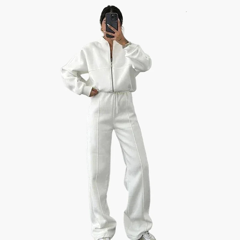 Ensemble Survêtement Décontracté Femme - Style Moderne et Confort Quotidien