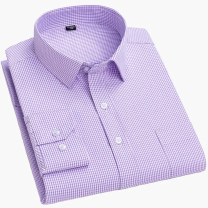 Chemise habillée à rayures pour homme - Élégance professionnelle et style moderne