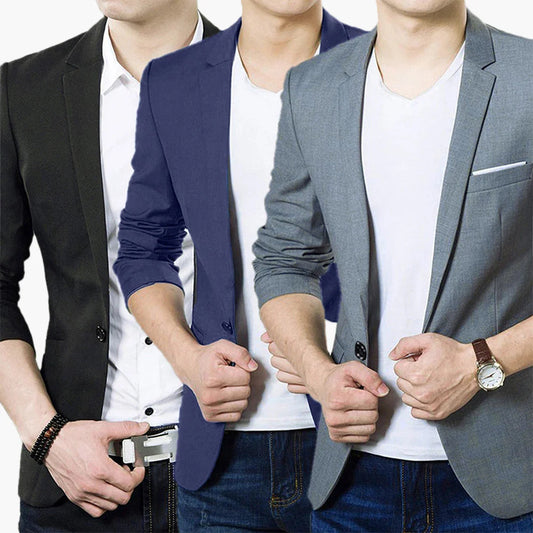 Blazer élégant pour homme – Style moderne et polyvalent, idéal pour affaires et sorties