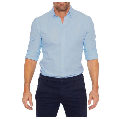 Richard – Chemise Slim en Coton pour Hommes