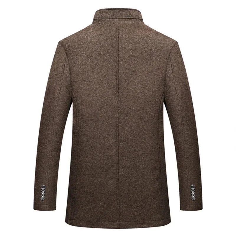 Manteau classique pour homme - Élégance urbaine et chaleur hivernale