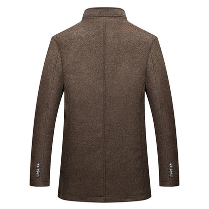Manteau classique pour homme - Élégance urbaine et chaleur hivernale