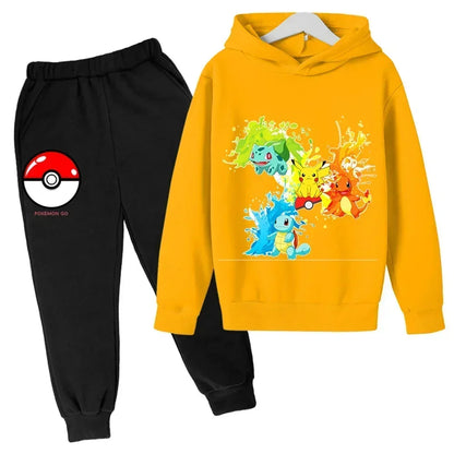 Esme – Ensemble Hoodie et Pantalon Pikachu pour Enfants pour Confort et Style