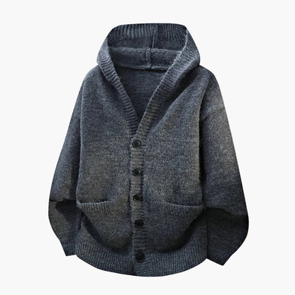 Cardigan à capuche pour homme style décontracté automne hiver