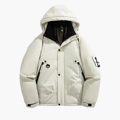Veste d'hiver homme style urbain, épaisse et chaude, idéale pour l'extérieur et la ville