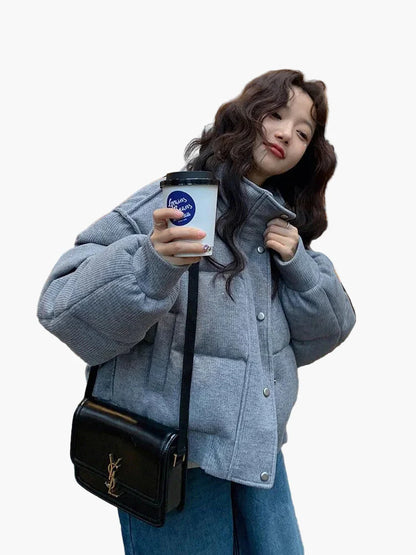 Veste matelassée style décontracté pour femme – Idéale pour l'automne et l'hiver