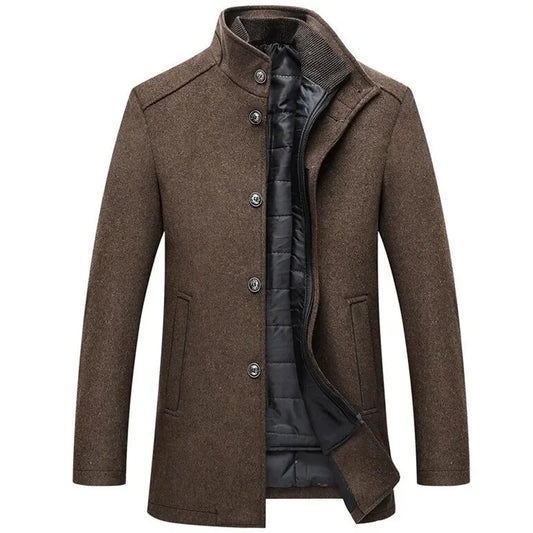 Manteau élégant pour homme style urbain - Idéal automne et hiver