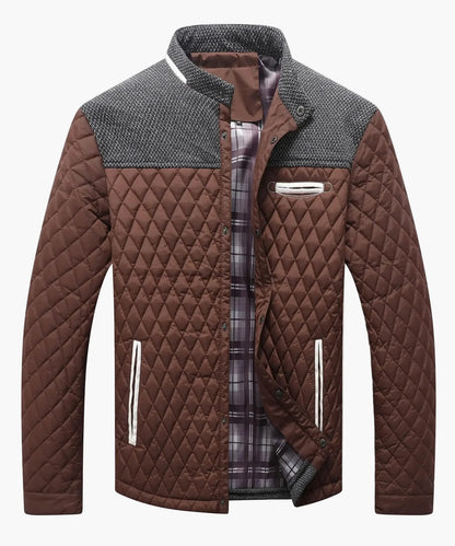 Veste matelassée homme style bomber casual pour l’automne et l’hiver