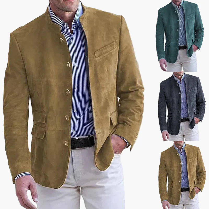 Veste élégante style blazer pour homme – Idéale pour les occasions habillées ou décontractées