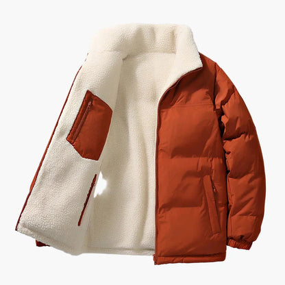 Veste doudoune homme style urbain coupe ample avec doublure chaude