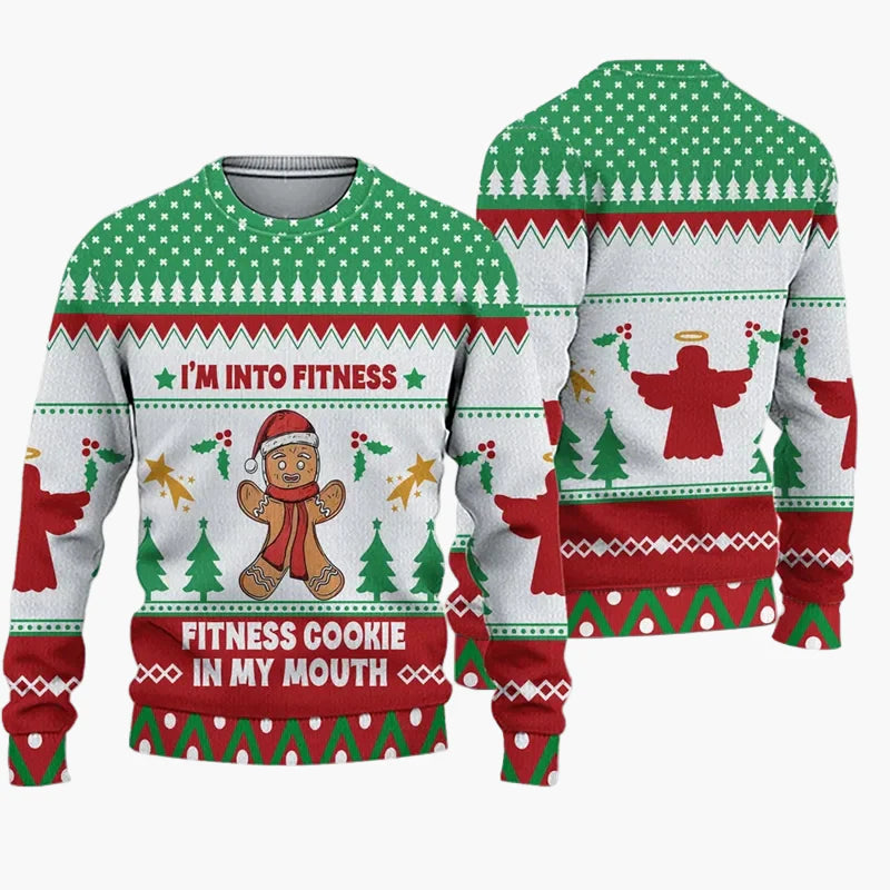 Pull de Noël Homme Style Ugly Sweater – Humour Série Télé, Fête de Noël