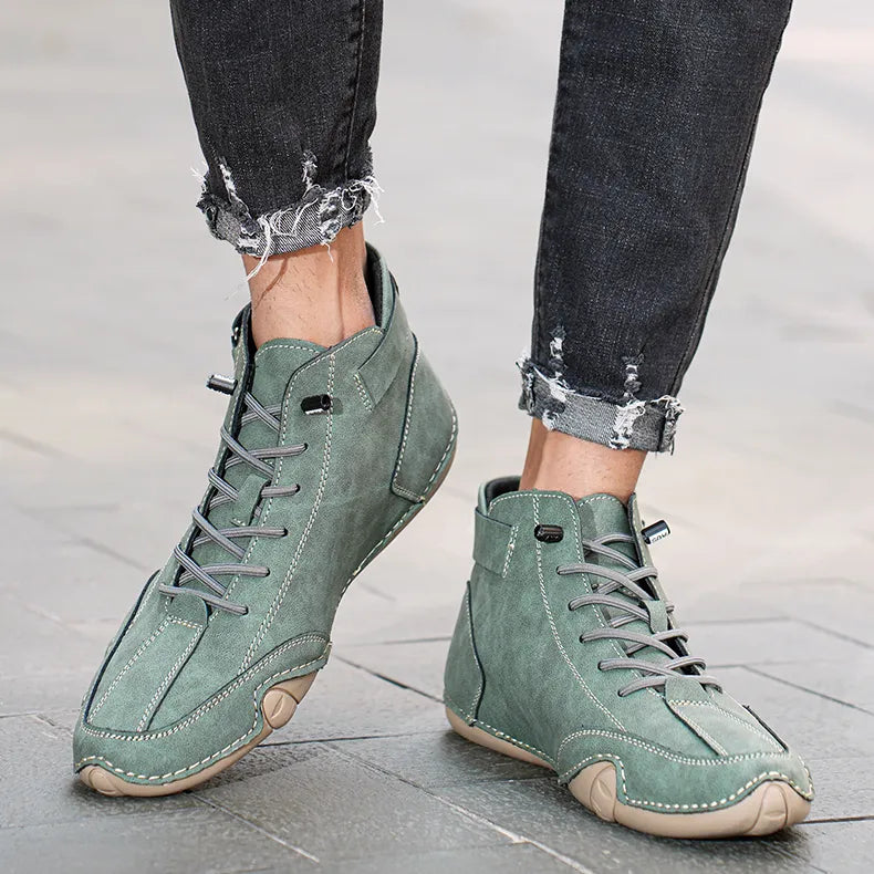 Men's high-top shoes ergonomic comfort urban style daily walking