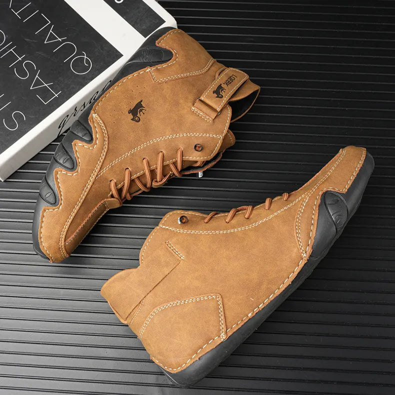 Men's high-top shoes ergonomic comfort urban style daily walking