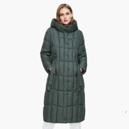 Manteau Doudoune Long Femme Grande Taille Élégant Hiver Urbain
