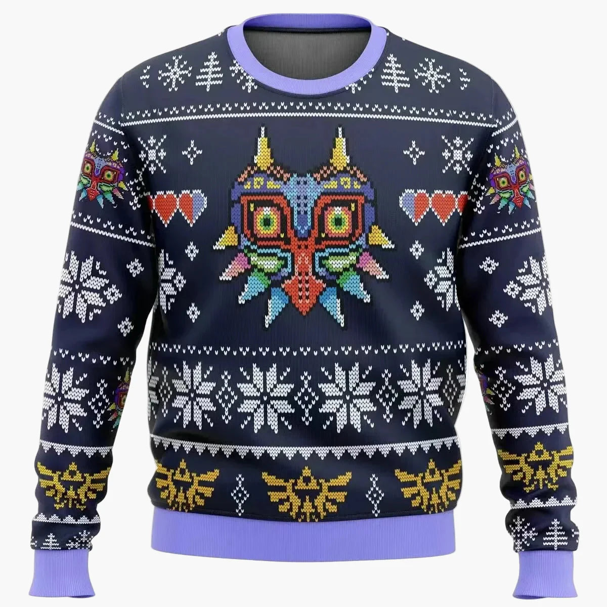 Sweat-shirt homme style geek rétro Majora's Mask Zelda - Pull fantaisie gaming