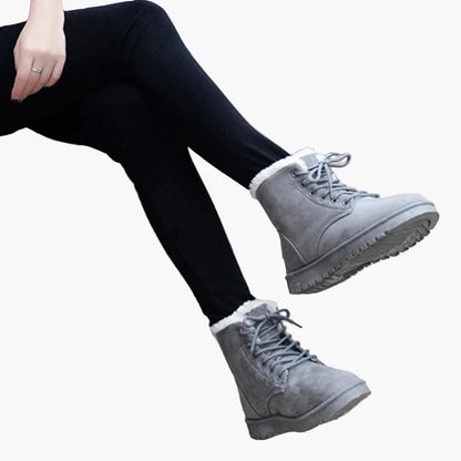 Bottes d'hiver montantes pour femme style décontracté chaud