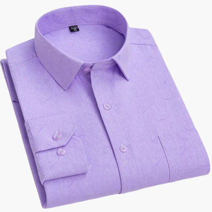 Chemise habillée à rayures pour homme - Élégance professionnelle et style moderne