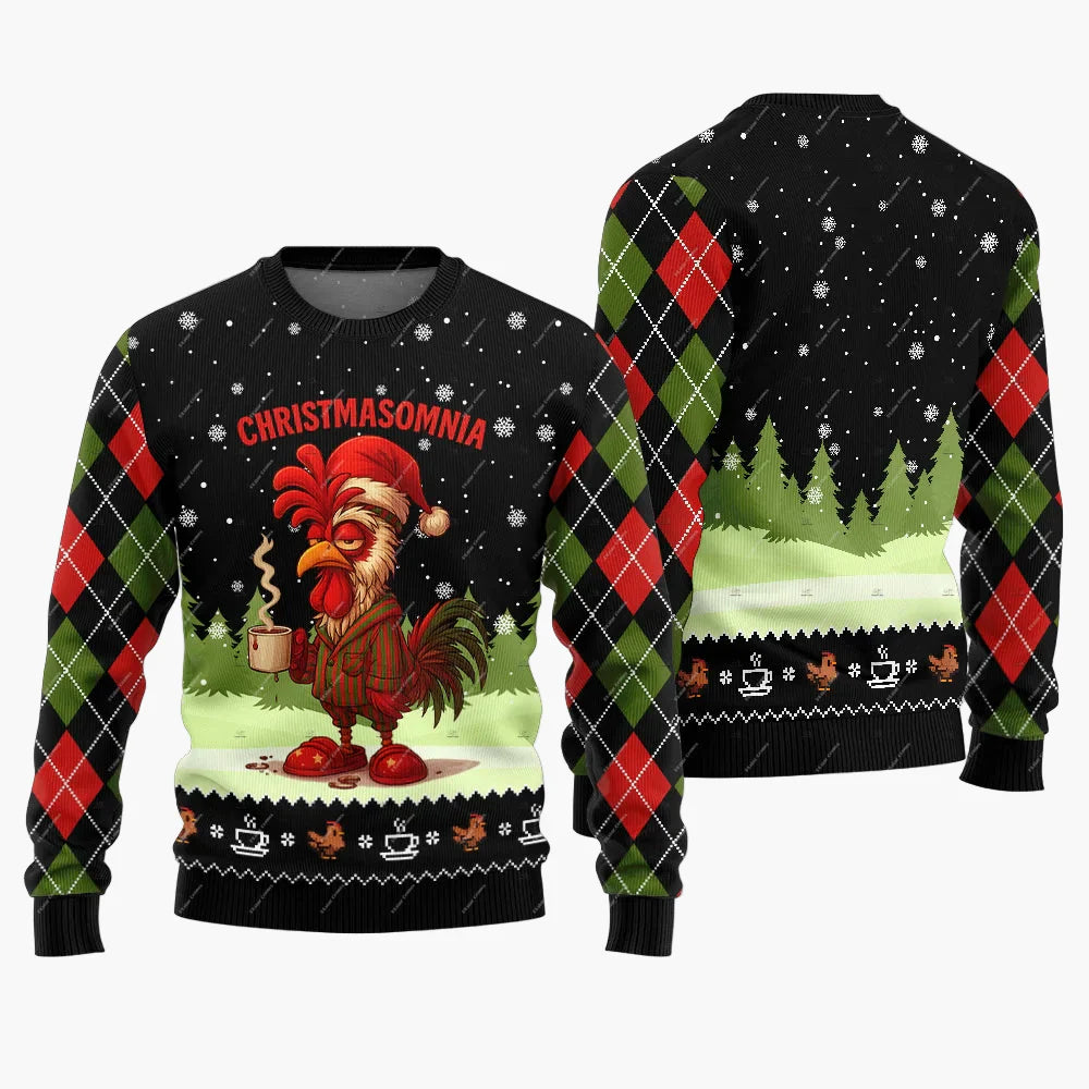 Pull de Noël humoristique "Jingle Balls" pour homme – Style amusant pour les fêtes et soirées décalées