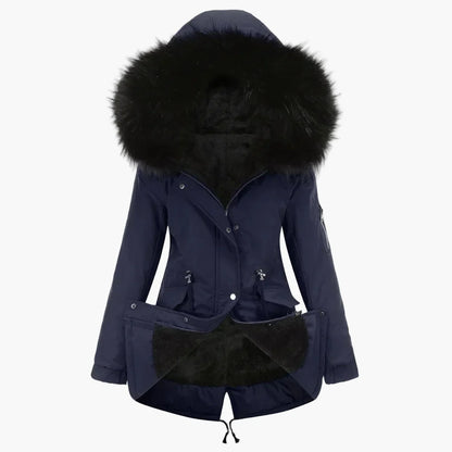Parka d'hiver à capuche pour femme – Style élégant et chaud pour l'hiver