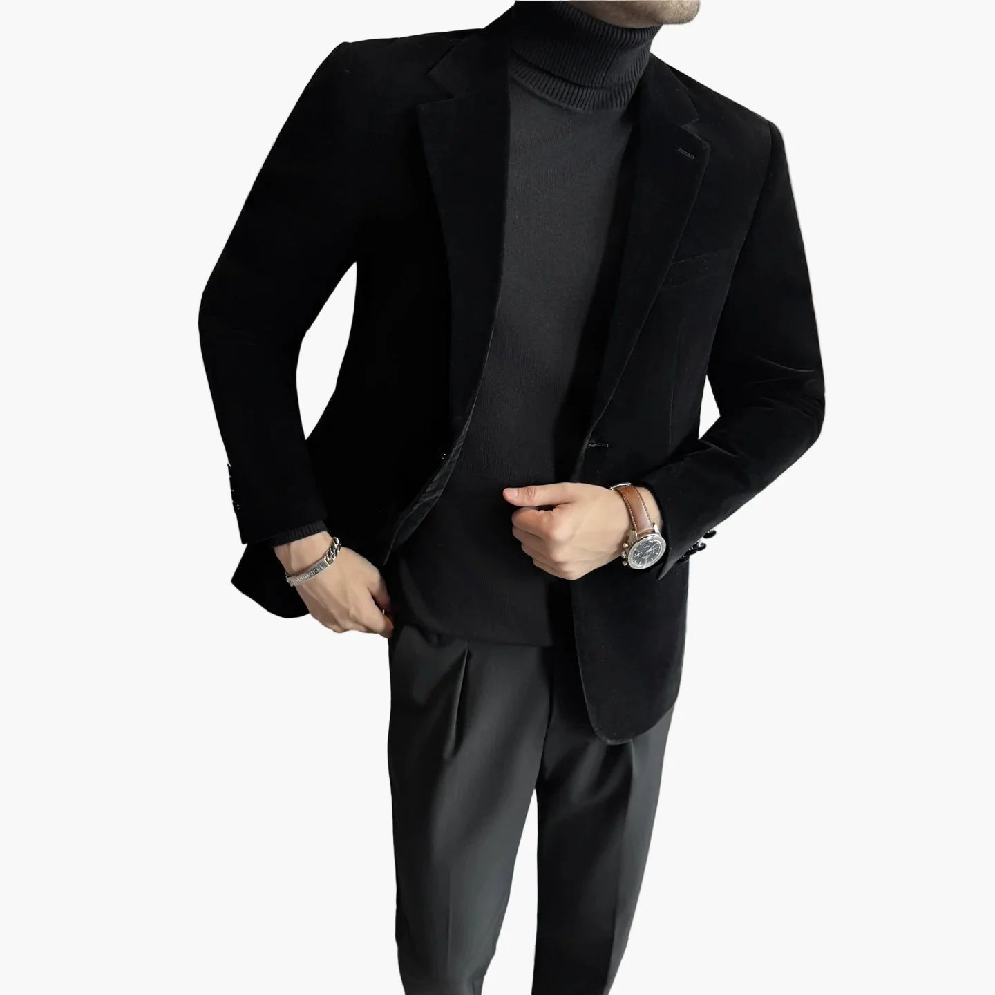 Blazer homme élégant style business casual pour occasions formelles et professionnelles