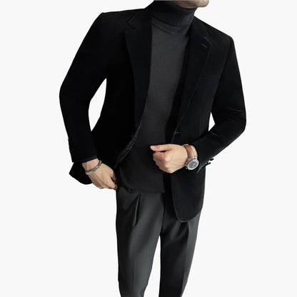 Blazer homme élégant style business casual pour occasions formelles et professionnelles