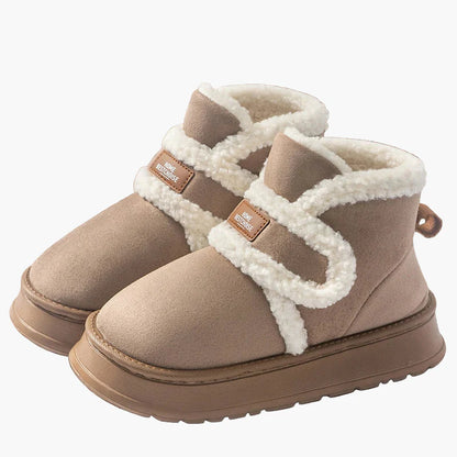 Chaussons bottines d'intérieur chauds pour femmes, style cocooning et confort quotidien