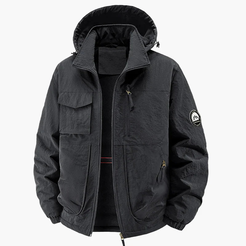 Veste de Randonnée Homme Style Urbain avec Capuche – Idéale pour l’Extérieur et les Activités Quotidiennes