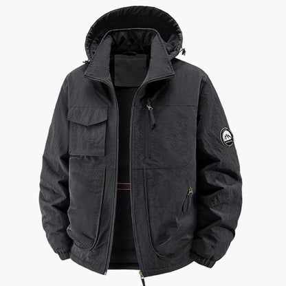 Veste de Randonnée Homme Style Urbain avec Capuche – Idéale pour l’Extérieur et les Activités Quotidiennes