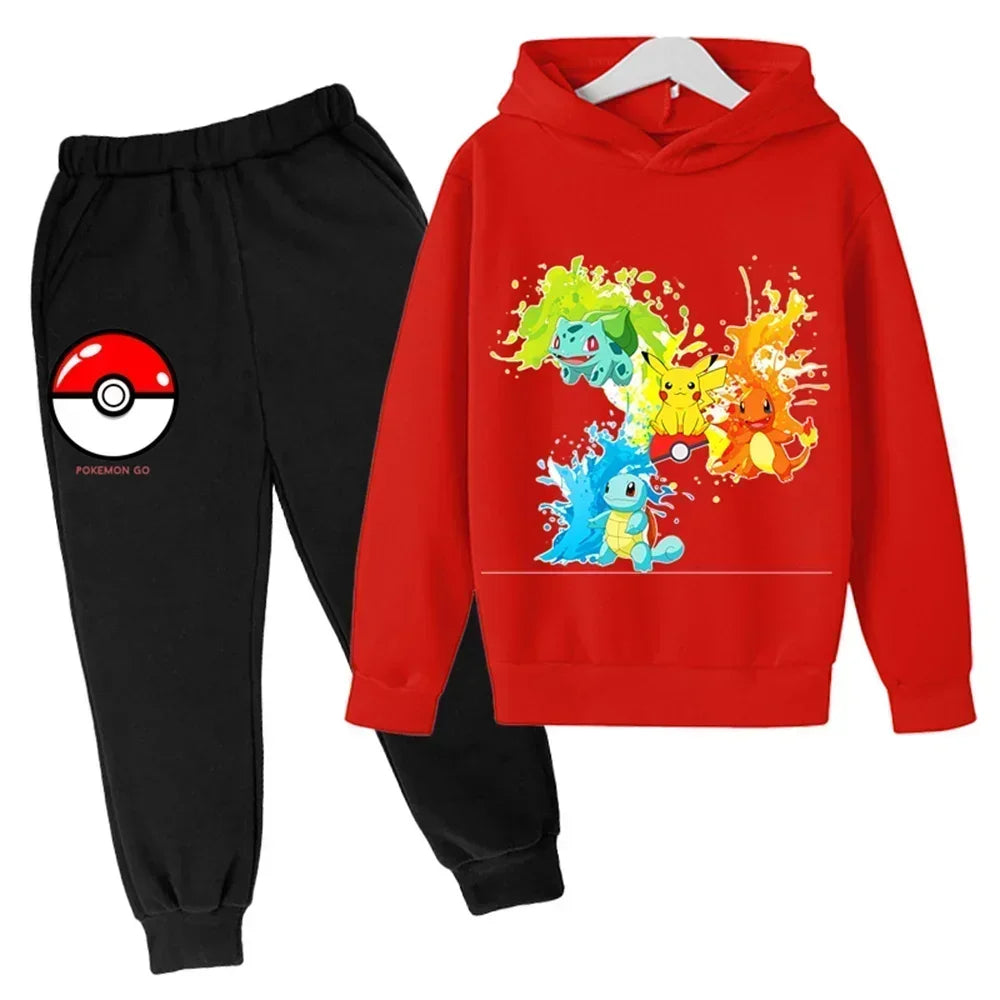 Esme – Ensemble Hoodie et Pantalon Pikachu pour Enfants pour Confort et Style