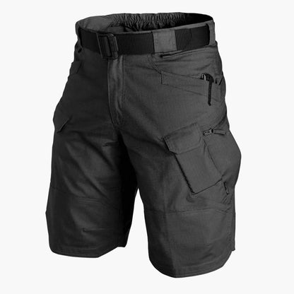 Men's Waterproof Tactical Shorts Military Style Multi-Pocket for Hiking and Outdoor Activities