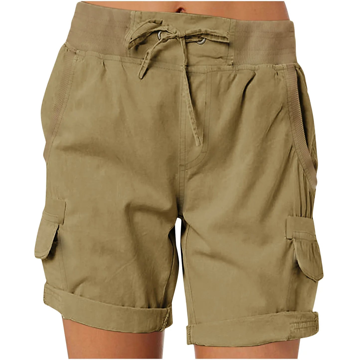 Kate – Shorts Cargo en Coton et Lin pour Femme