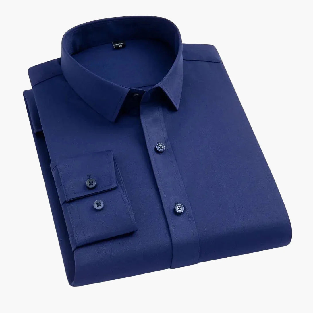 Chemise habillée extensible pour homme - Style élégant et confortable pour affaires et occasions spéciales
