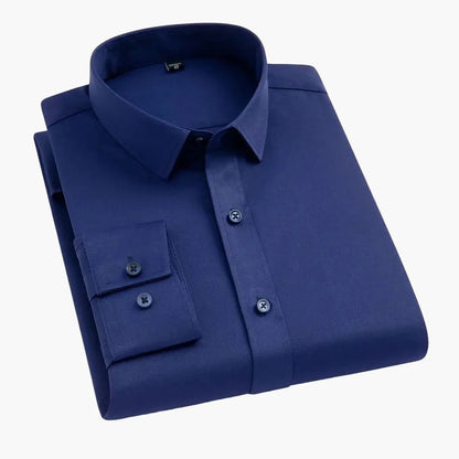 Chemise habillée extensible pour homme - Style élégant et confortable pour affaires et occasions spéciales