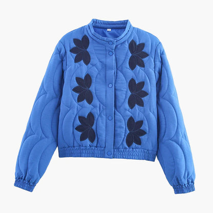 Veste décontractée pour femme style bohème à fleurs tendance